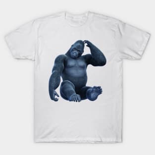 Gorilla Ape Sitting T-Shirt